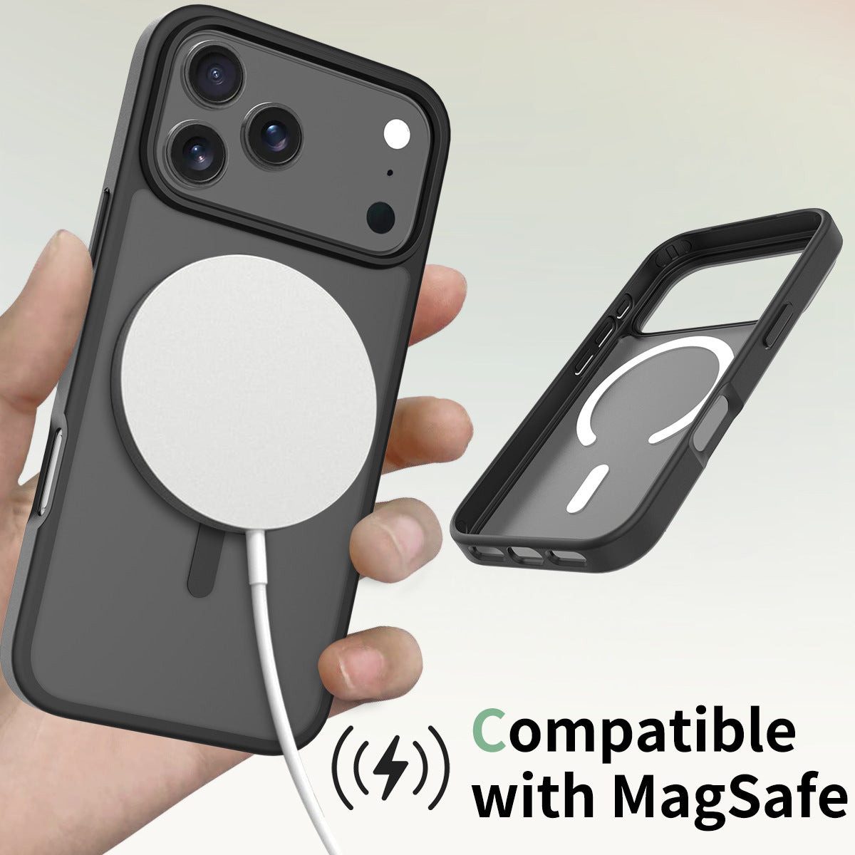 Matte Magnetic Case for iPhone 15/16/17 Pro Max | Anti-Slip & Shockproof