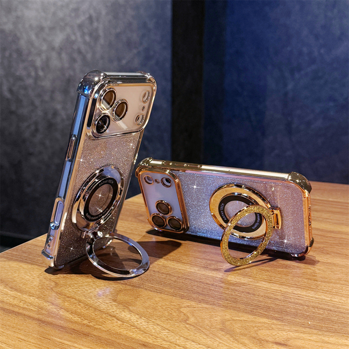 3-in-1 Magnifier Case for iPhone 17 Pro Max/16/15 | with Kickstand & Shockproof