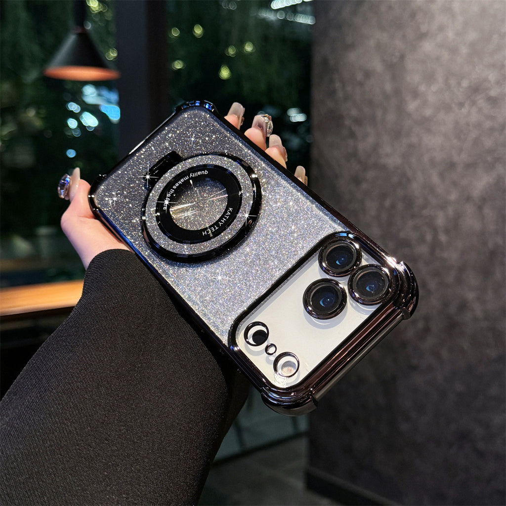 3-in-1 Magnifier Case for iPhone 17 Pro Max/16/15 | with Kickstand & Shockproof