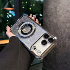 3-in-1 Magnifier Case for iPhone 17 Pro Max/16/15 | with Kickstand & Shockproof