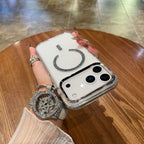 Glitter Frame MagSafe Case for iPhone 17/16/15 Pro Max