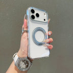 360° Rotating Stand Case for iPhone 17 Pro Max/16 | Clear Shockproof