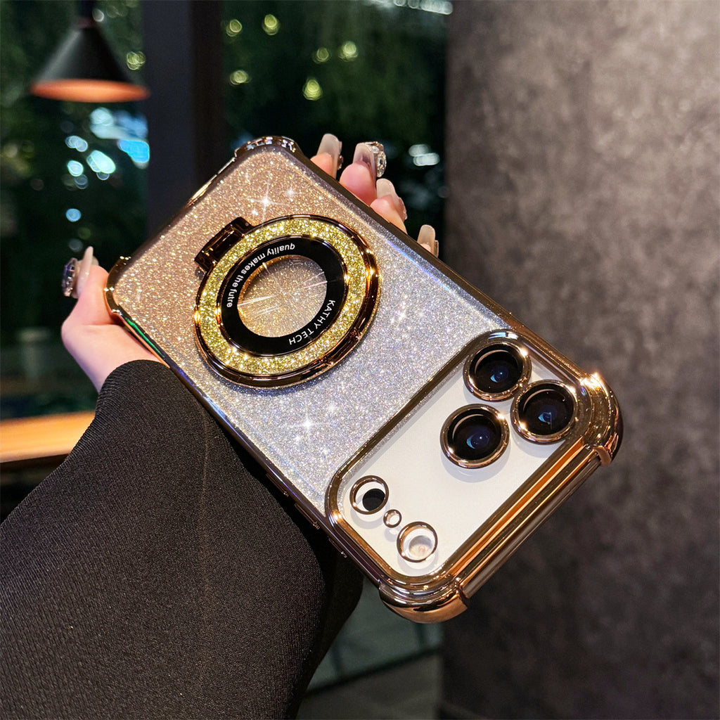 3-in-1 Magnifier Case for iPhone 17 Pro Max/16/15 | with Kickstand & Shockproof