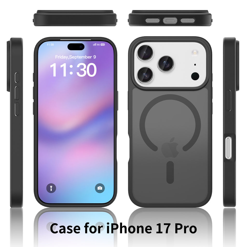 Matte Magnetic Case for iPhone 15/16/17 Pro Max | Anti-Slip & Shockproof