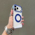 360° Rotating Stand Case for iPhone 17 Pro Max/16 | Clear Shockproof