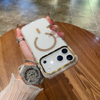 Glitter Frame MagSafe Case for iPhone 17/16/15 Pro Max