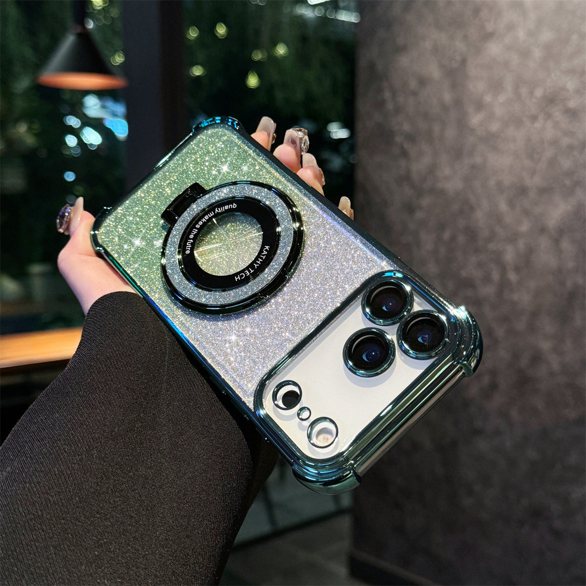 3-in-1 Magnifier Case for iPhone 17 Pro Max/16/15 | with Kickstand & Shockproof