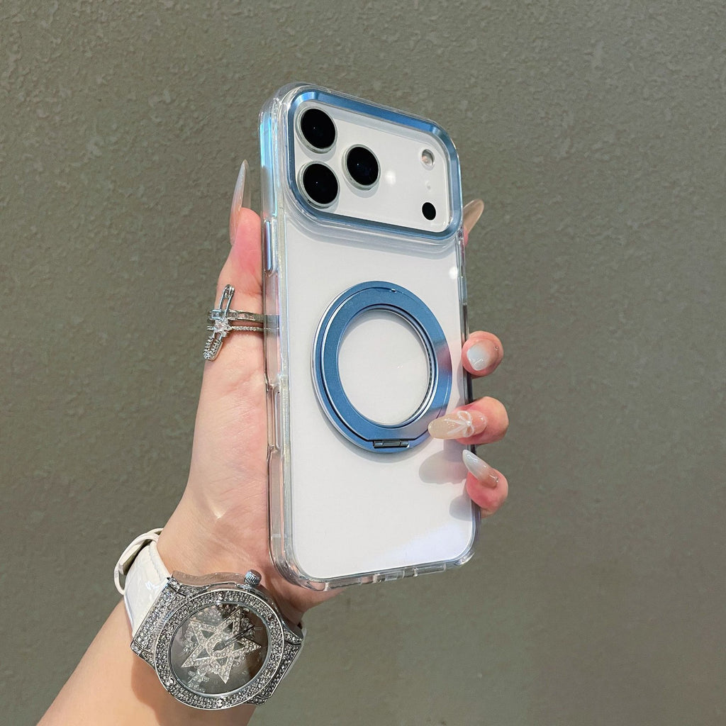 360° Rotating Stand Case for iPhone 17 Pro Max/16 | Clear Shockproof