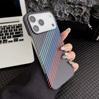 Kevlar Carbon Fiber Case for iPhone 17 Pro Max/16 | Semi-Armor Shockproof