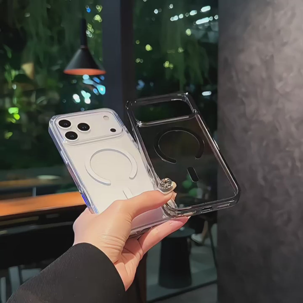 Clear Magnetic Case for iPhone 17/16/15/14 Pro Max | Shockproof
